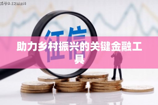 高县助力乡村振兴的关键金融工具