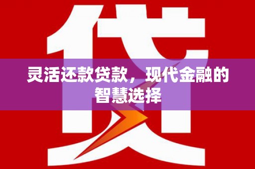高县灵活还款贷款，现代金融的智慧选择
