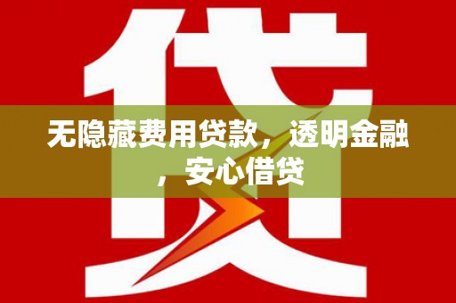 高县无隐藏费用贷款，透明金融，安心借贷