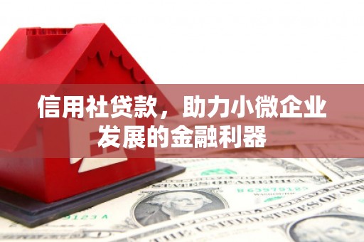 高县信用社贷款，助力小微企业发展的金融利器