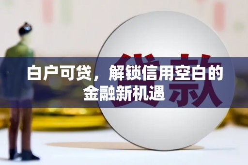 高县白户可贷，解锁信用空白的金融新机遇