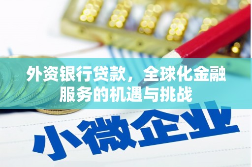 高县外资银行贷款，全球化金融服务的机遇与挑战