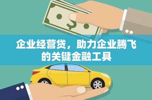 高县企业经营贷，助力企业腾飞的关键金融工具