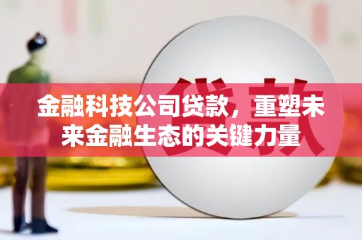 高县金融科技公司贷款，重塑未来金融生态的关键力量