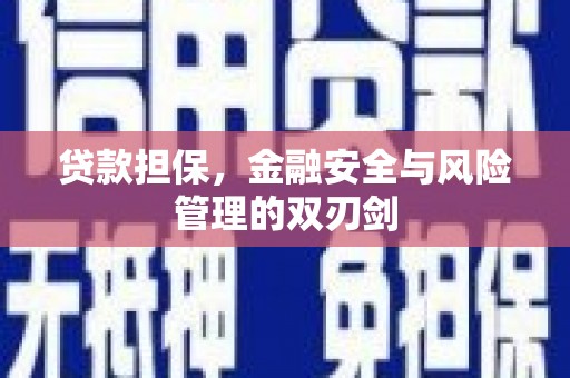 高县贷款担保，金融安全与风险管理的双刃剑