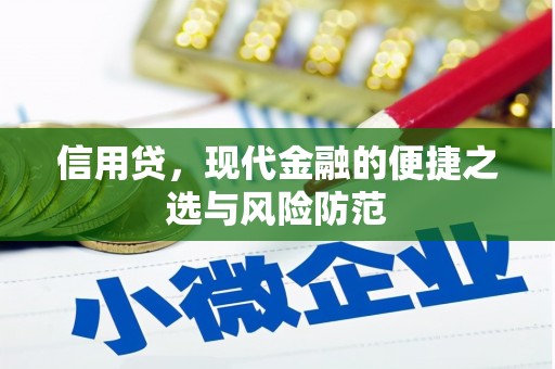 高县信用贷，现代金融的便捷之选与风险防范