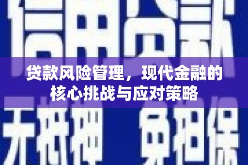 高县贷款风险管理，现代金融的核心挑战与应对策略