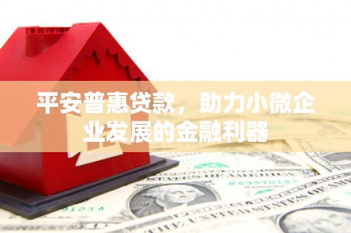 高县平安普惠贷款，助力小微企业发展的金融利器